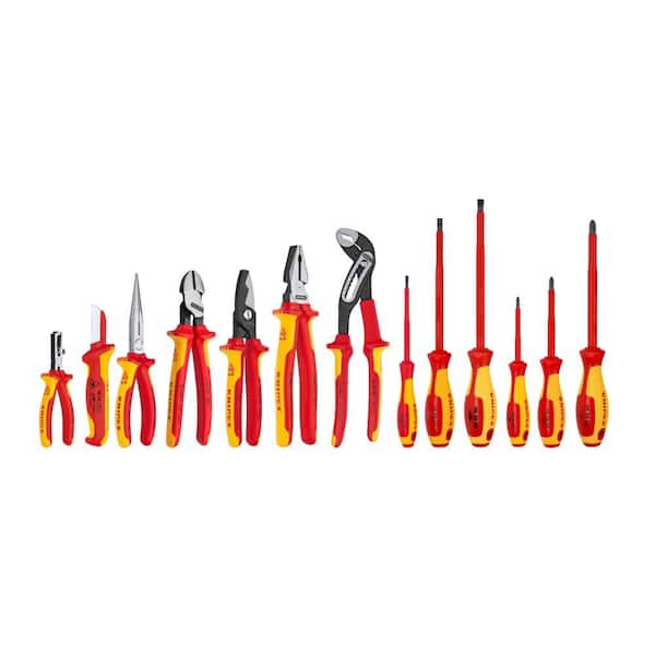 13-Piece Electrician's 1000-Volt Insulated Tool Set in Tool Roll