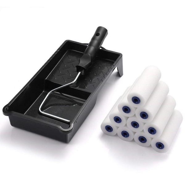 Malura-17PC Paint Roller Tray Kit, 9 Inch Painting Set With