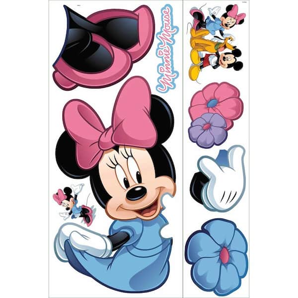 minnie mouse in blue
