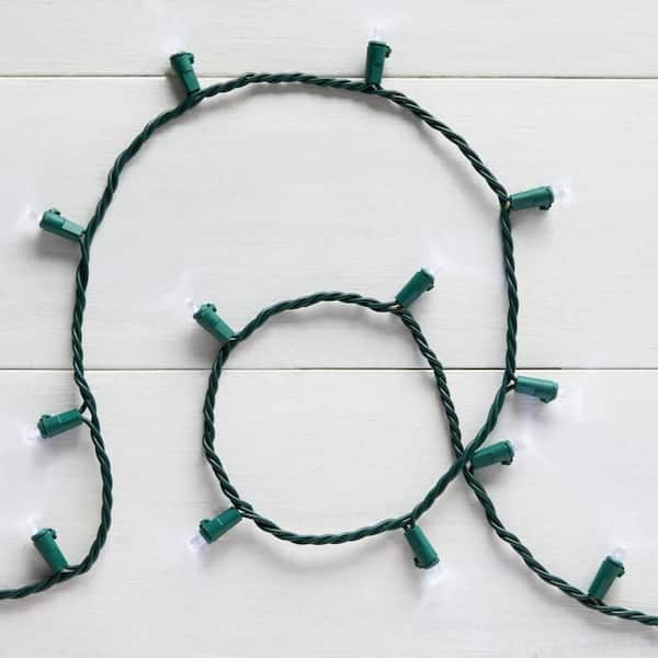 100 Cool White Dome LED String Lights