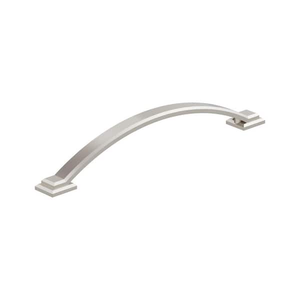 Amerock Sheffield 6-5/16 in. Center-to-Center Traditional Satin Nickel Arch Cabinet Pull