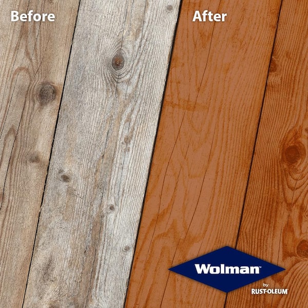 1 gal. F&P Redwood Exterior Wood Stain Finish and Preservative (4-Pack)