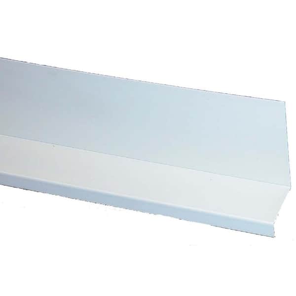 Amerimax Home Products 3.5 in. x 8 ft. Gray Vinyl Deck Ledger Flashing Cap
