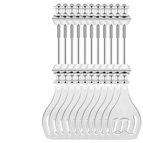 Beadable Silver Beer Bottle Openers for DIY Decorative Handles and Party Favors for Celebrations