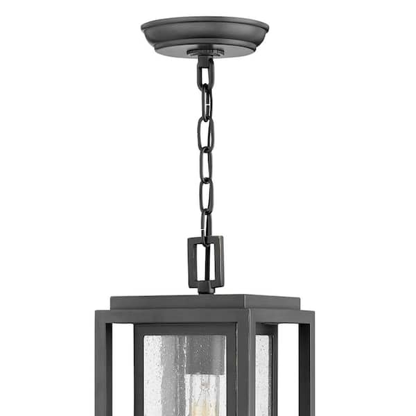 HINKLEY - Republic 1-Light Oil Rubbed Bronze Outdoor Pendant Light