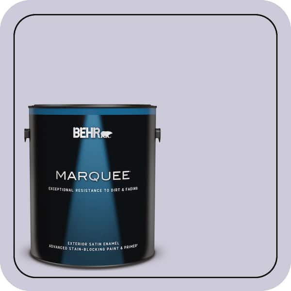 BEHR MARQUEE 1 gal. #S570-2 Magic Scent Satin Enamel Exterior Paint & Primer