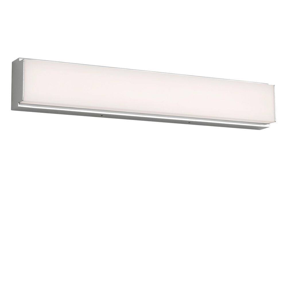 Panna 18 in. W x 3 in. H Chrome Modern Dimmable LED Bathroom Vanity Light with White Acrylic Diffusor price history on PriceWatchPro