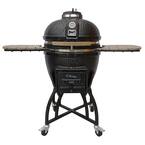 22 in. Kamado Pro Ceramic Charcoal Grill with Grill Cover