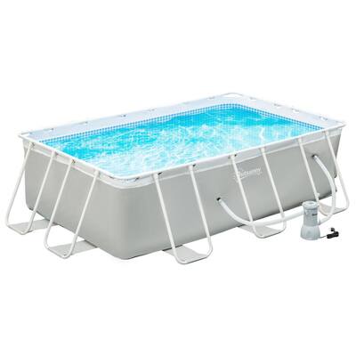 Above Ground Pools The Home Depot, 10 Ft Above Ground Pool With Filter Pump For 24