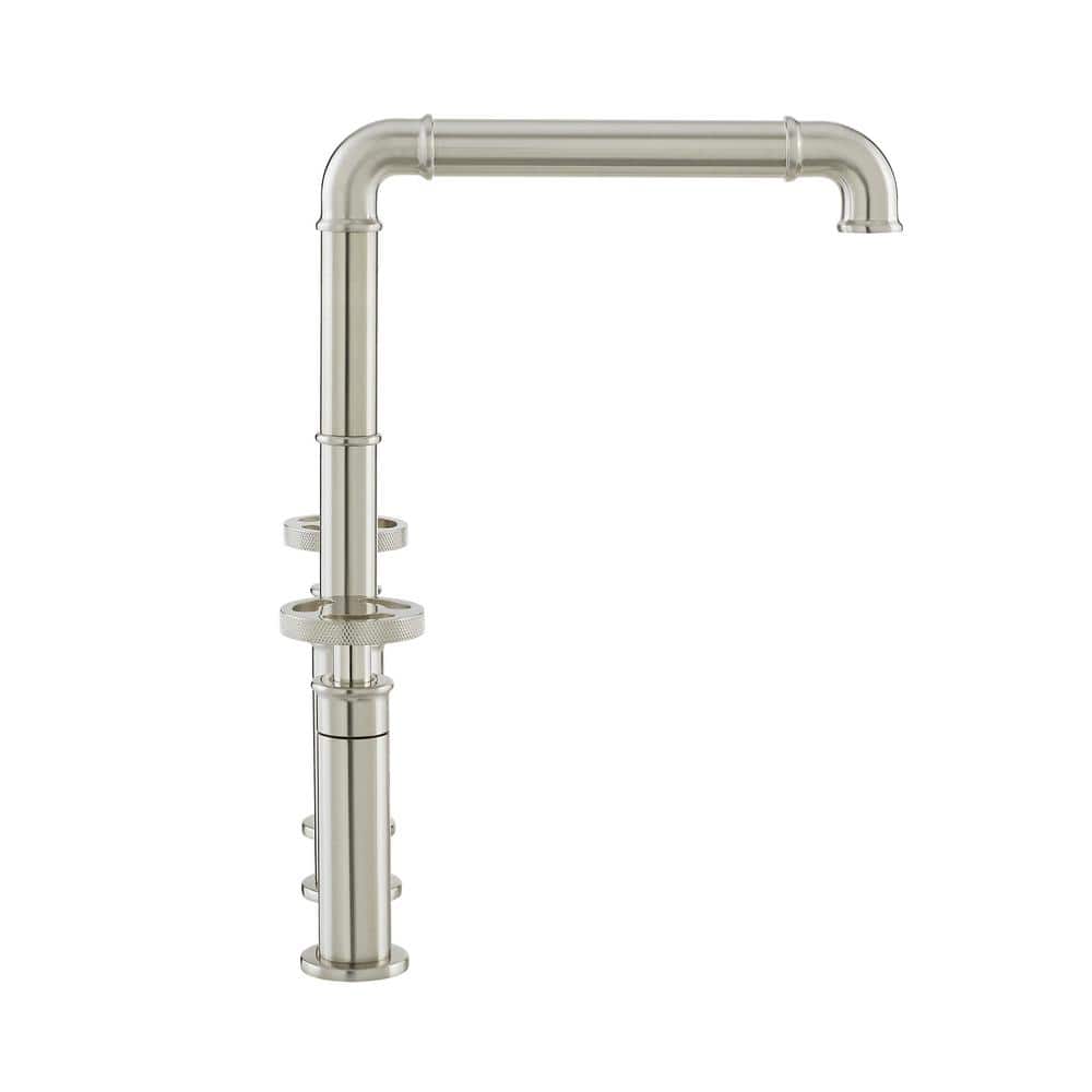 Avallon Pro Brushed Nickel Widespread Kitchen Faucet with Side Sprayer
