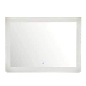 Royal 48 in. W x 36 in. H Frameless Rectangular LED Light Bathroom Vanity Mirror