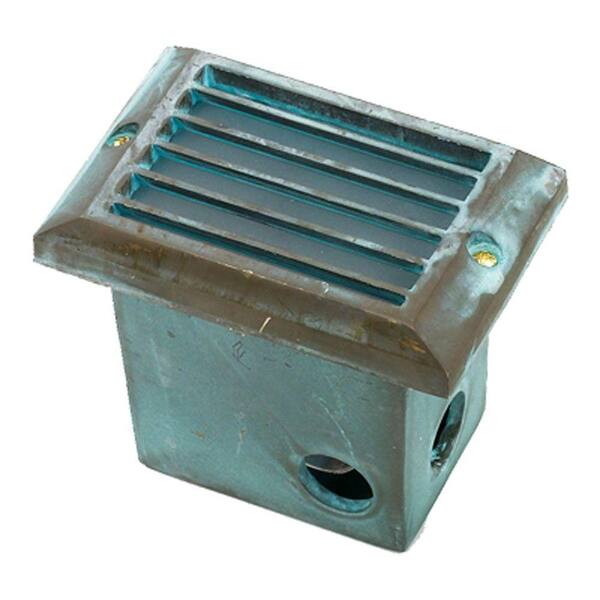 Best Quality Lighting 1-Light Verde Green Die Cast Brass Short Step Light