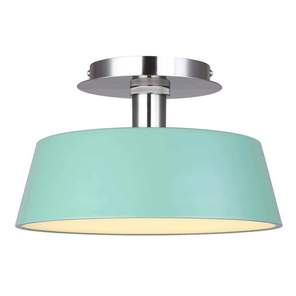 Cascadia Mission 11.5-in W Oil Burnished Bronze Outdoor Flush Mount Light