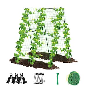 3 in. L x 3 in. H Plant Support Trellis for Climbing Plants Cucumber With Climbing Netting