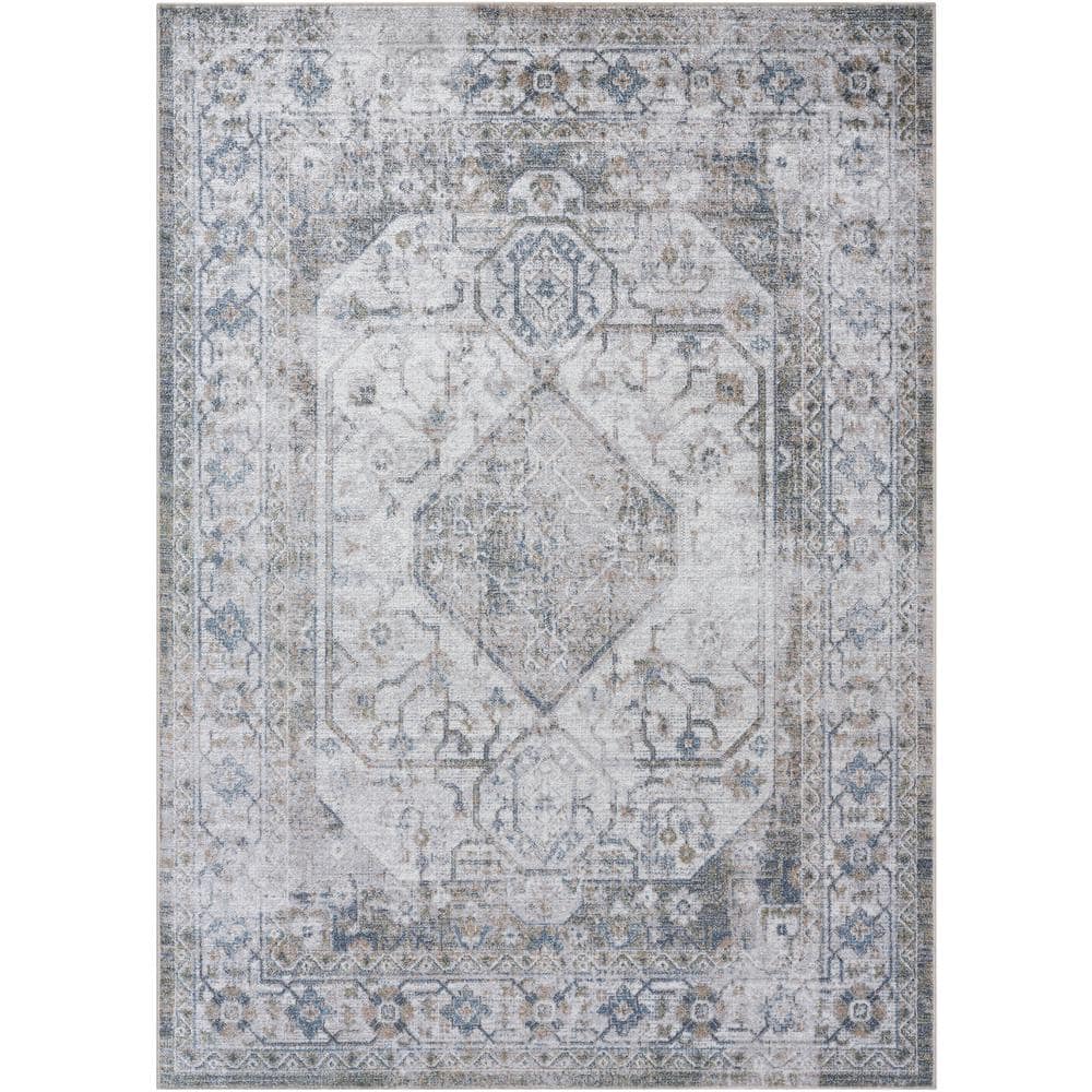 Lillian Dark Grey 8 ft. x 10 ft. Traditional Indoor Area Rug price history on PriceWatchPro