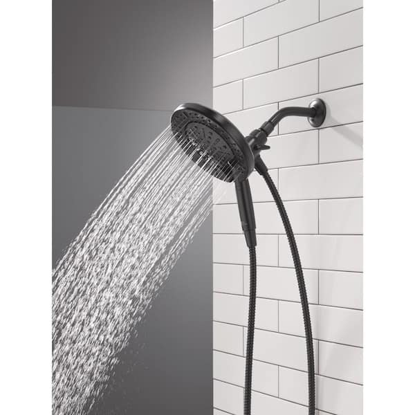 Delta In2ition w/ Cleaning Spray 6-Spray Dual Wall Mount Fixed and
