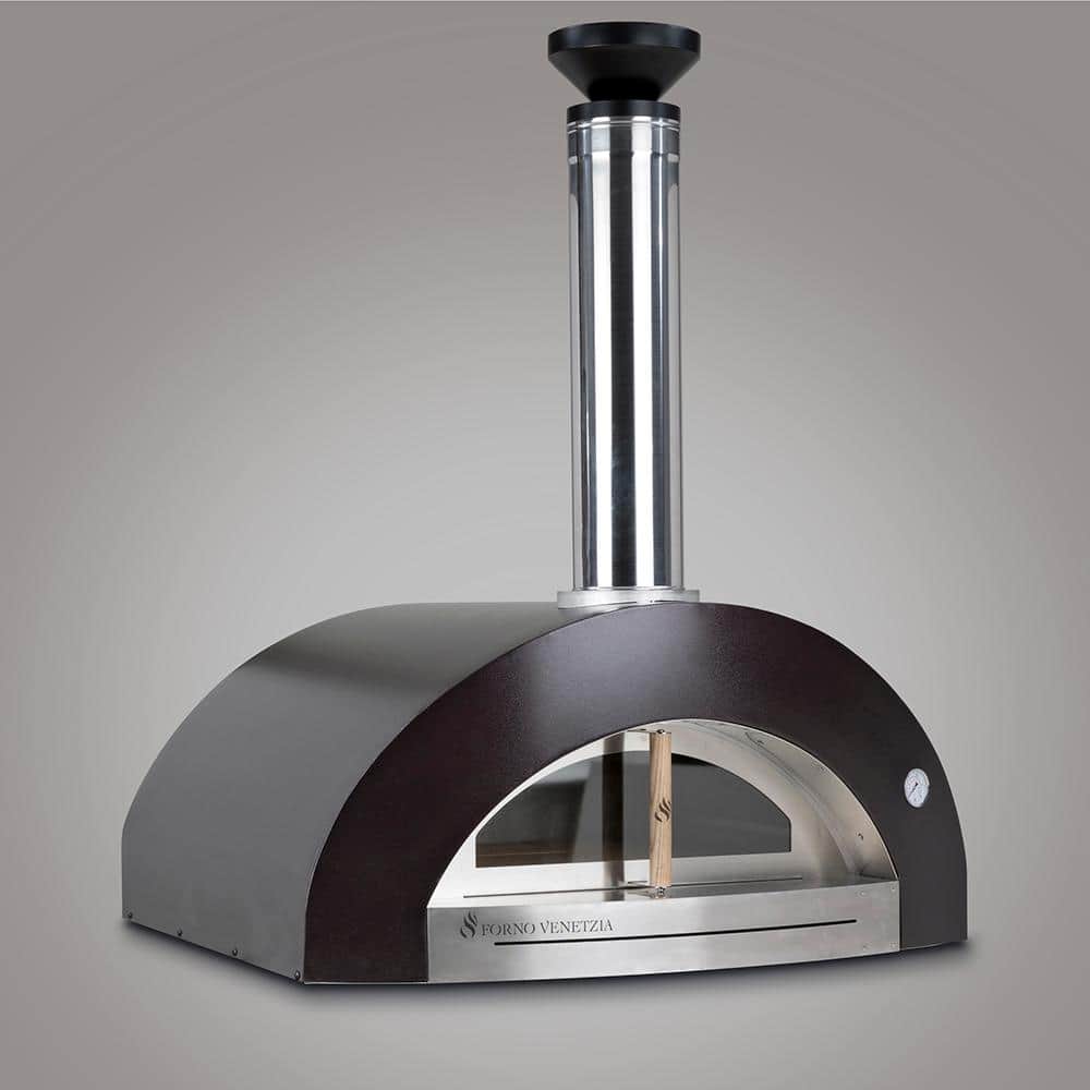 Forno Venetzia Forno Venetzia Bellagio 200 Stainless Steel Countertop Wood Burning Pizza Oven