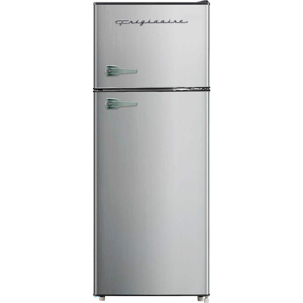 Frigidaire 7.5 cu. ft. Mini Refrigerator in Platinum with Top Freezer, White