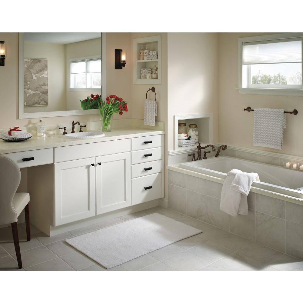 Modern 16" Stainless Steel Widespread Faucet in Venetian Bronze