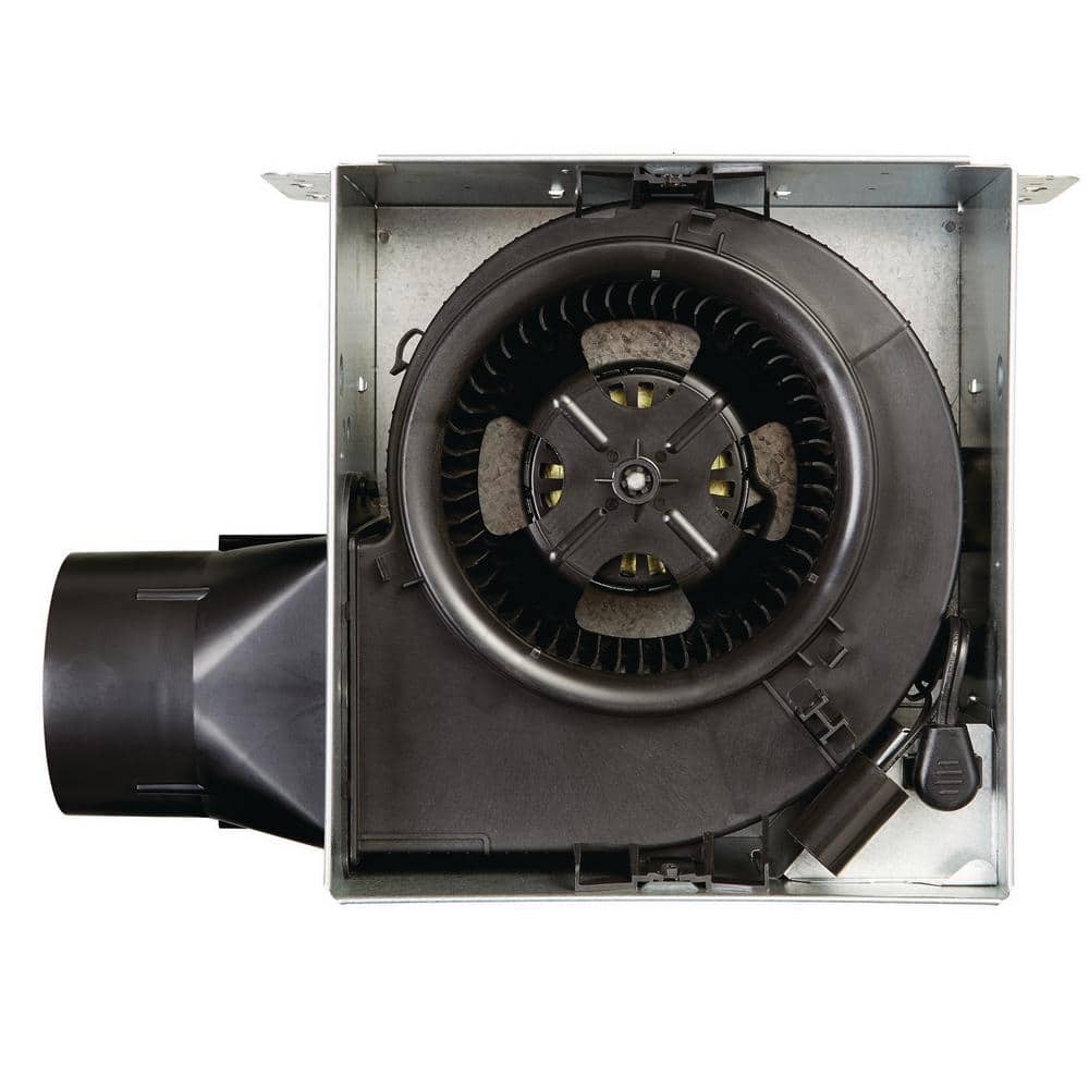 White Steel 80 CFM Bathroom Exhaust Fan