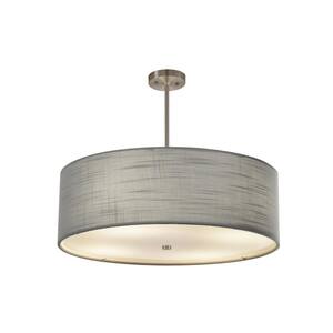 gray drum light fixture