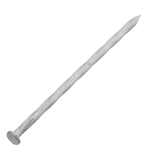 Everbilt 60D 6 in. Timber Tie Nails Hot Dipped Galvanized 5 lbs. (Approximately 67-Pieces)