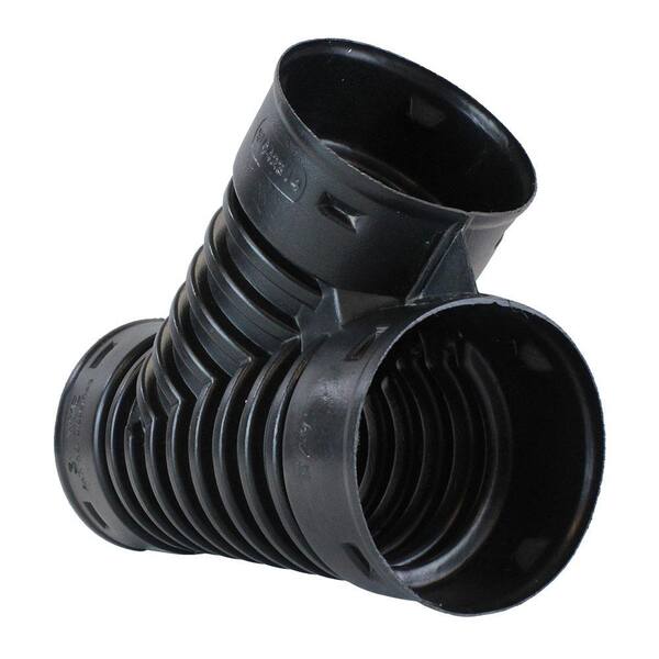 Advanced Drainage Systems 8 in. Singlewall Snap Wye 0822AA - The Home Depot