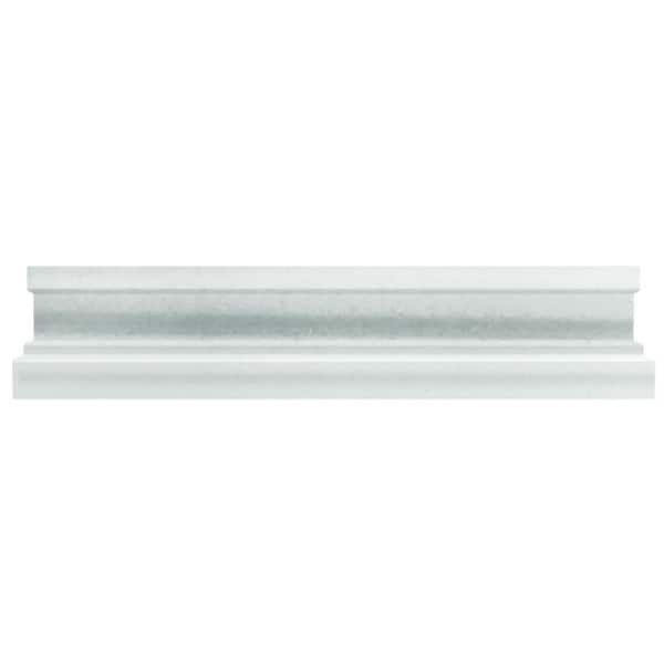 Apollo Tile 10 pack 2-in W x 12-in L Marble Polished Chair Rail Tile Trim (1.667 Sq ft/case)