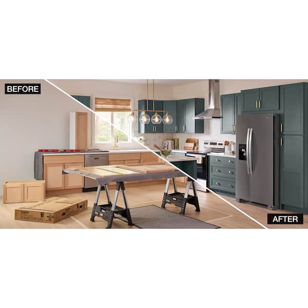 12 in. W x 60 in. H Wall Cabinet Bottom Cover End Panel in Unfinished for CLICKREADY Technology