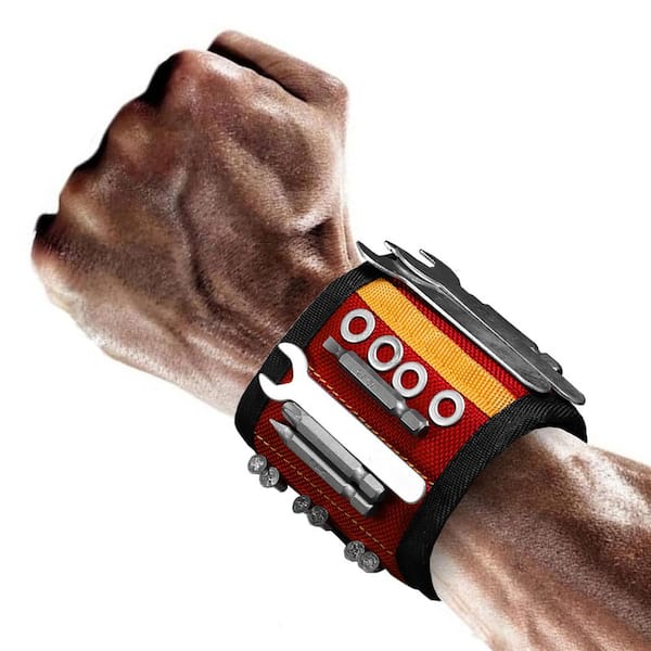 Big Red Magnetic Wristband 1600D Oxford Fabricfor DIY and Professionals