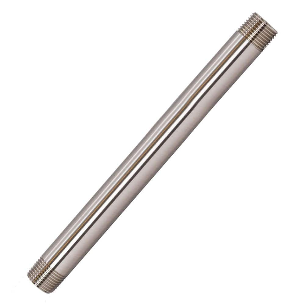 1/2 in. x 8 in. IPS Brass Pipe Nipple in Satin Nickel price history on PriceWatchPro