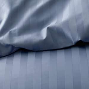 Company Cotton Dobby Stripe Wrinkle-Free Sateen Cotton Flat Sheet