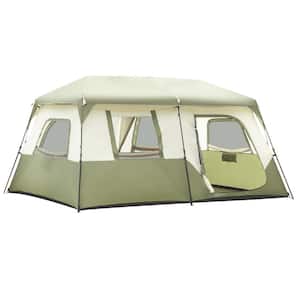8-Person Pop Up Automatic Iron Frame Family Camping Tent