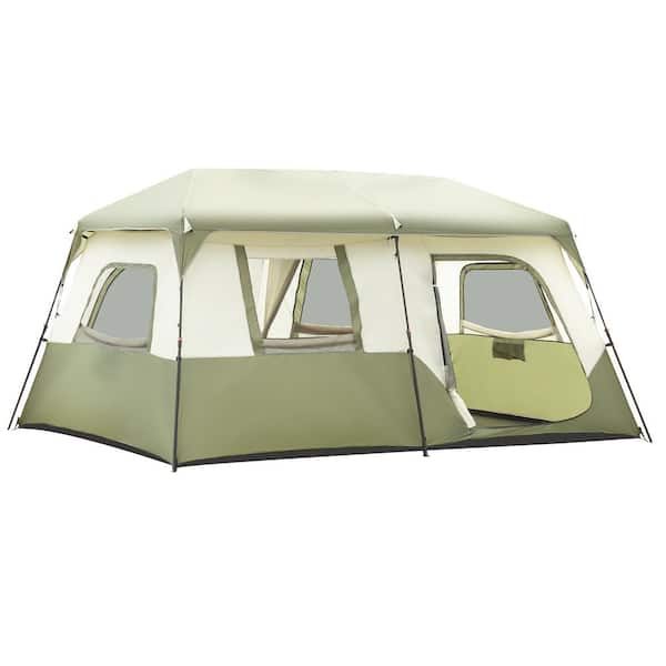 Karl home 8-Person Pop Up Automatic Iron Frame Family Camping Tent ...