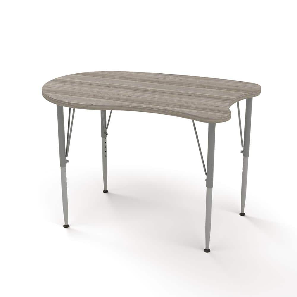 Versa Desk Curve Laminate Large Surface Tall Size Adjustable Kids Desk Clas