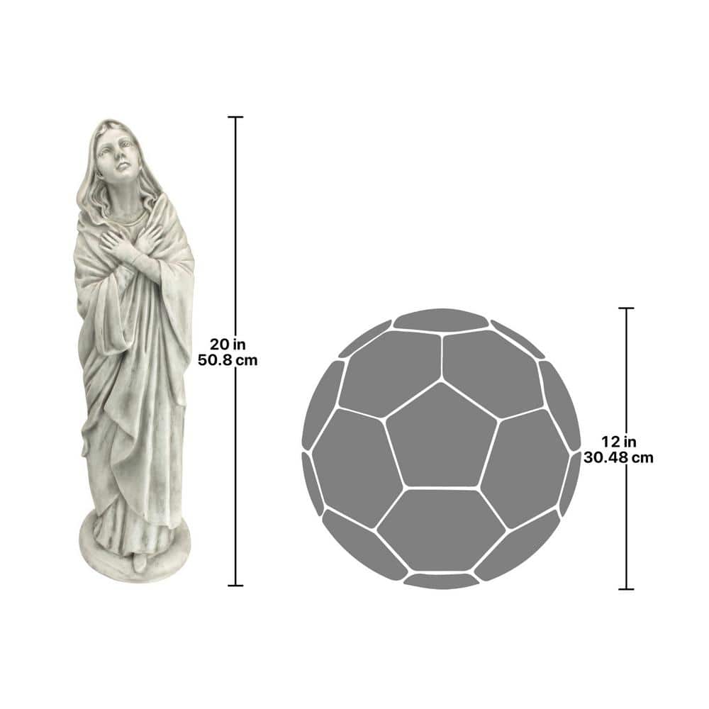 Immaculate Conception Mary 20" Faux Stone Resin Statue