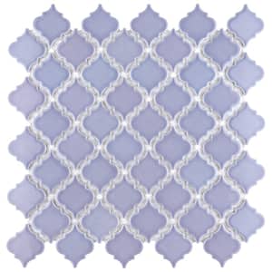 Hudson Tangier Lavendar 12-3/8 in. x 12-1/2 in. Porcelain Mosaic Tile (11.0 sq. ft./Case)