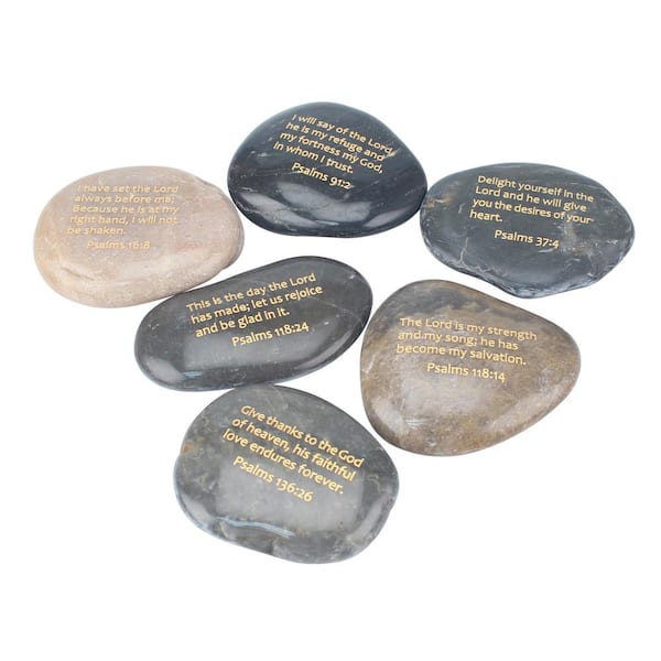 Stonebriar Collection Set of 6 Psalm Rocks
