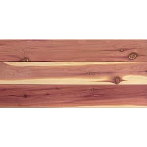 3-3/4 in. x Random Length Aromatic Red Cedar Shiplap Planking (24 Boxes per Pallet)
