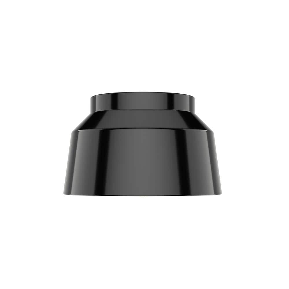 Matte Black Aluminum 11.5" LED Flush Mount Light