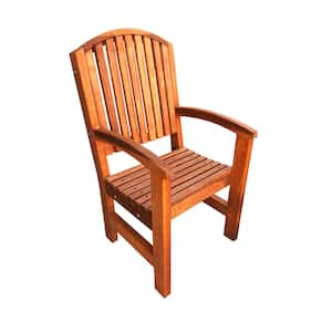 San Francisco Redwood Outdoor Chair with armrest