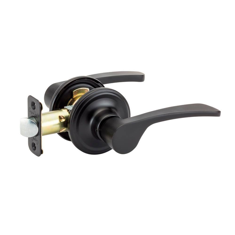 Copper Creek Scandinavian Kash Black Hall/Closet Door Lever