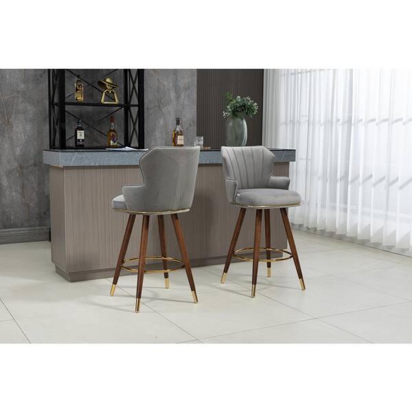 Swivelling bar outlet stools