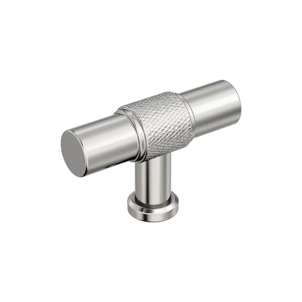 Amerock Faraday 2  in. (51mm) Length Polished Nickel Classic Bar Cabinet Knob