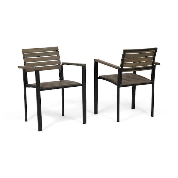 Metal Outdoor Dining Chairs, Black Iron Outdoor Dining Chairs