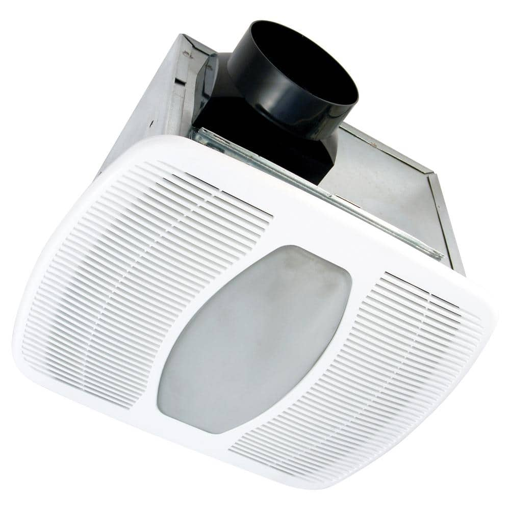 Air King Energy Star Certified Quiet 50 Cfm Ceiling Bathroom Exhaust Fan With Led Light Ledak50 The Home Depot