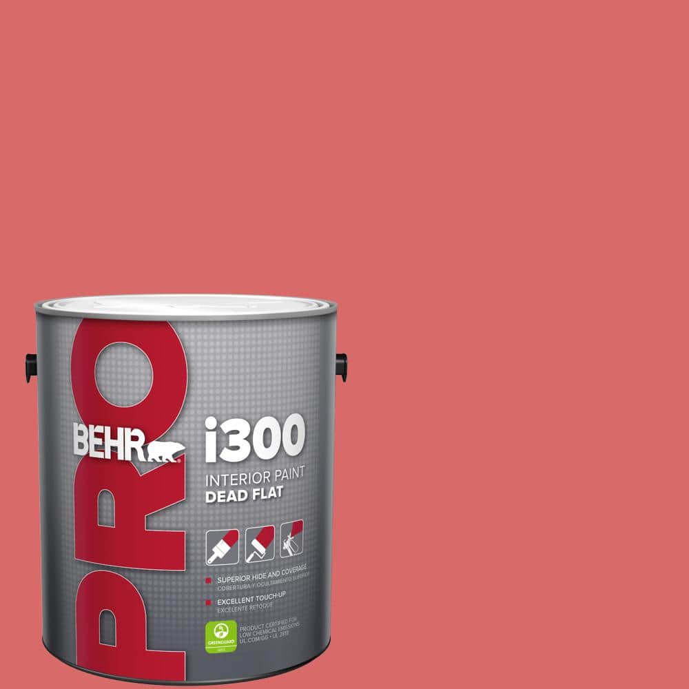 1 gal. #160B-6 Coral Expression Dead Flat Interior Paint product image for price tracking