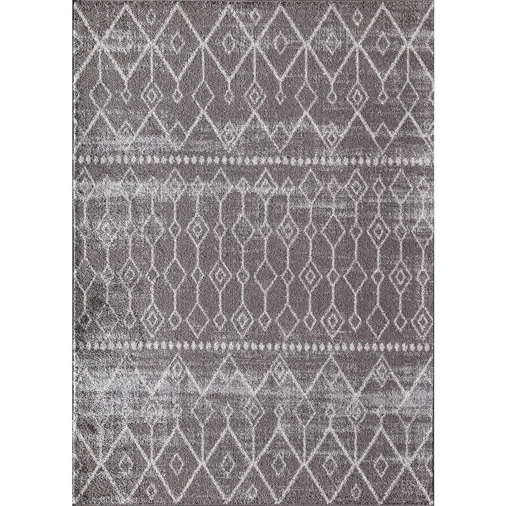 Mason Brooks Knox Inky Charcoal Gray 2 ft. X 8 ft. Area Rug RA32043