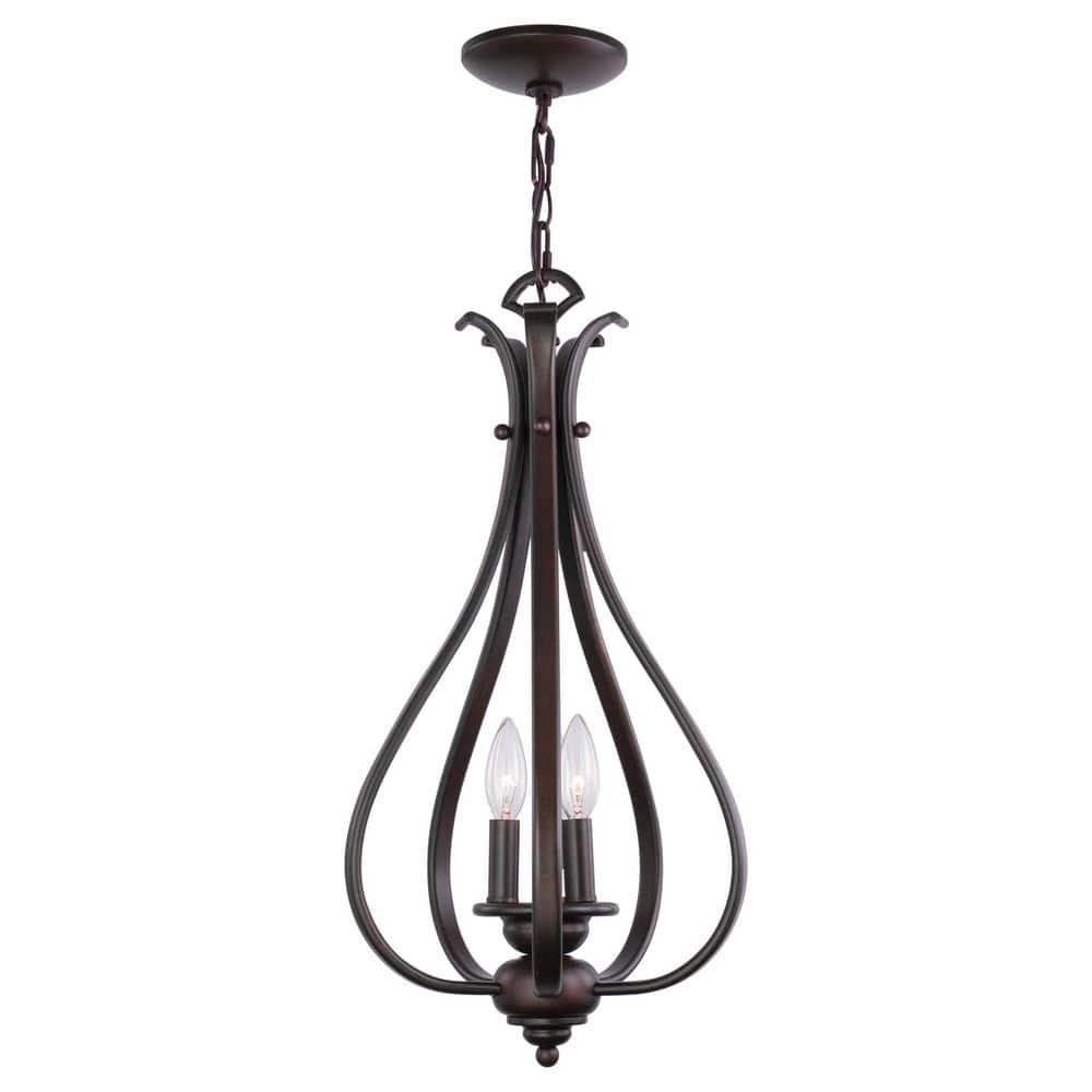 Monrovia 3-Light Bronze Teardrop Candle Pendant price history on PriceWatchPro