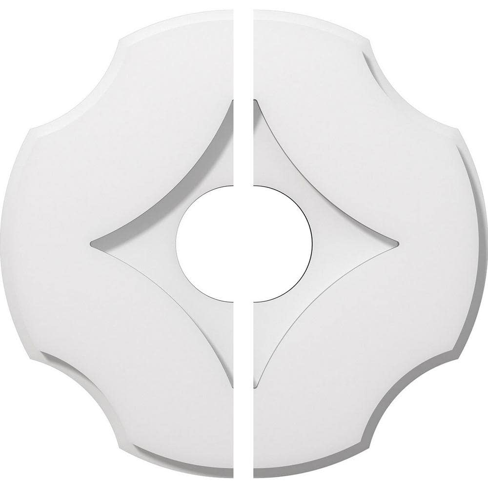 1 in. P X 4 in. C X 12 in. OD X 3 in. ID Percival Architectural Grade PVC Contemporary Ceiling Medallion, Two Piece price history on PriceWatchPro